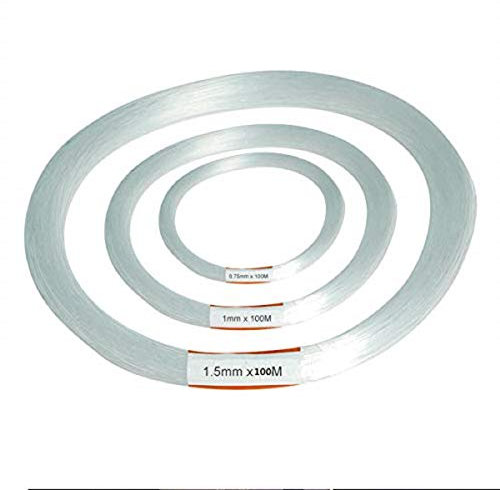 100M Pmma Transparente Fibra Óptica De Plástico Extremo De Cable Grow Led Decor 0,75/1/1,5 Mm - 1,5 Mm