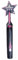 Dog Comets Star Launcher - Ballwerfer - Hundespielzeug - Geeignet für Bälle Ø6 cm - 58 cm - ABS Kunststoff - S-RS Gummibeschichtung – Rosa