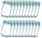 Enkrio 12 Pack Mason Jar Zipper Bags, Reusable Ziplock Snack Food Storage Bags for Kitchen Sandwich Picnic Organizer