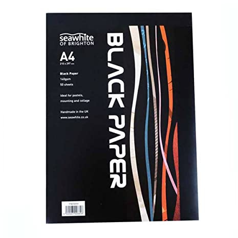 Seawhite - Paper Pad - A4 Black Paper