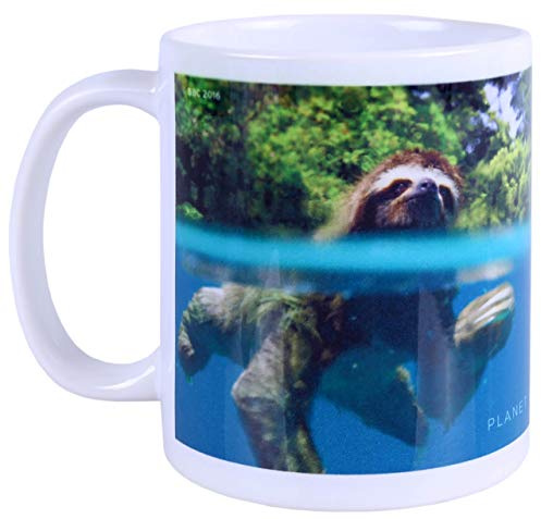White/Blue Mug Planet Earth BBC