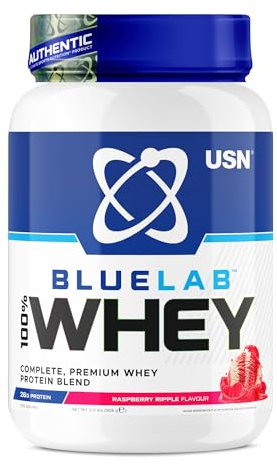 Poudre de protéine de lactosérum de qualité supérieure : USN Blue Lab Whey Tropical Smoothie 908g