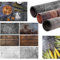 Selens 56x89cm 2 in 1 Food Photography Backdrop Background 3pcs Concrete Wood Paper Photo Studio for Flat Lay Product Props Cosmetic Jewelry Photographer Vlog YouTube Video, Double Sided Pattern