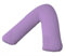 AmigoZone Plain Polycotton Back & Neck Support V Shaped Pillowcase Orthopedic/Pregnency/Nursing Pillow Case (Lilac)