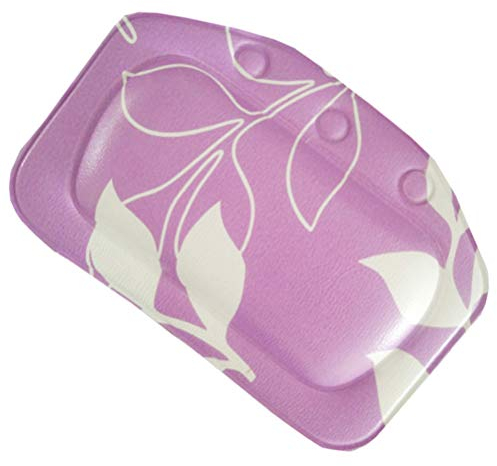 HEALLILY Badewanne Kissen- PVC Schwamm Bad Kissen Spa Kissen Mit Saugnäpfen für Wanne Hause Salon 1Pc (Lila)