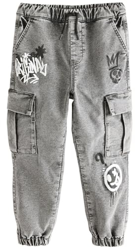 NEXT Jungen Denim-Jeans Dunkelgrau 158