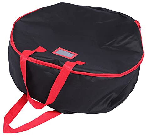 Amosfun Weihnachtskranz Aufbewahrung Girlande Kranz Aufbewahrungstasche Adventskranz Weihnachtskugel Organizer wasserdichte Auflagentasche Weihnachtsschmuck Tannenbaum Tasche Schutzhülle