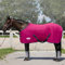 Abschwitzdecke York Ekona mit Kreuzbegurtung Fleece Decke Polar Turnierdecke (155 cm, weinrot - dunkelblau)