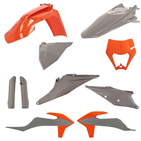Acerbis Plastik-Kit Full-Kit Grau