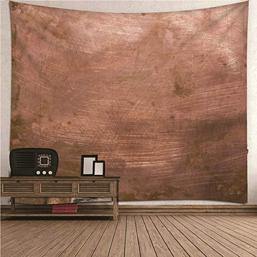 Banemi Wandteppich Bunt, Wandbehang Aesthetic Braun Braune Linien mit Farbverlauf Polyester Gobelin Schlafzimmer Dekor 210x140CM