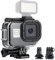 YALLSAME Custodia impermeabile per GoPro Hero 8, custodia protettiva per fotografia subacquea da 59,7 m, con 2 adattatori per scarpe fredde, accessori ideali per Go Pro 8, immersioni subacquee,