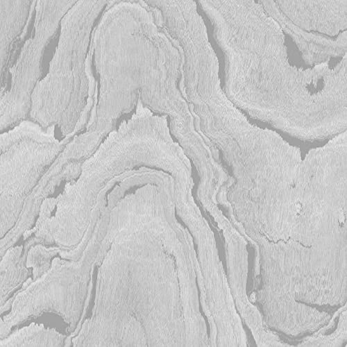Woodgrain Wallpaper Silver Grey Muriva 199502