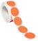 SPRINTIS Klebepunkte 40 mm, rot, 1000 Stück Markierungspunkte selbstklebend auf Rolle, Punkte Aufkleber aus Papier für Büro und Lager