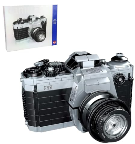 Technic,Kit de construcción de cámara digital retro, kit de modelo de construcción de cámara digital para niños y adultos, no compatible con Lego (00846)
