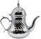 Théière arabe en acier inoxydable - Théière à induction avec filtre intégré et poignée authentique Traditionnel Modèle gravé avec design classique marocain 48oz