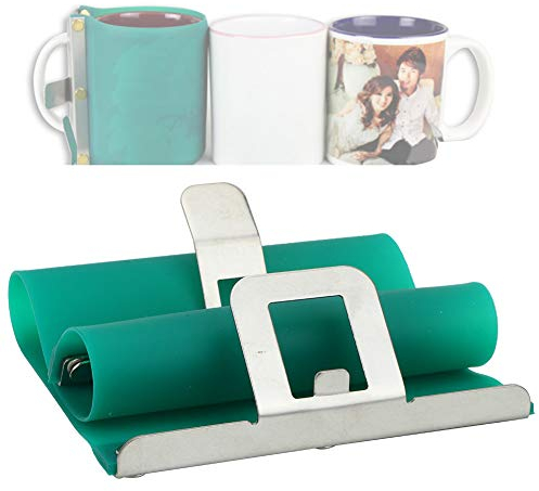 Abrazadera de Silicona para Taza, 11Oz Sublimación 3D Envoltura de Taza de Silicona Soporte de Modelo de Taza Abrazadera de Impresión Calor Abrazadera Taza Molde Accesorio para Impresión