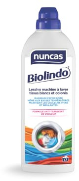 Nuncas Biolindo Lessive Machine Blancs et Colorés - 1000 ML
