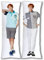 J-Hope Hug Body Pillow Case Singger Kissenbezug für Fans, 50 x 150 cm