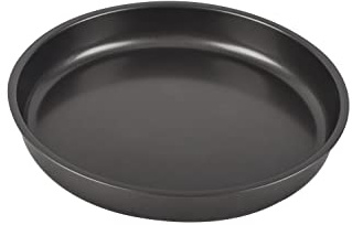 PINTINOX Tortiera rotonda 32 cm con rivestimento antiaderente, diametro 32 cm, Acciaio al carbonio