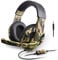 ADITAM Nuove cuffie da gioco mimetiche da 3,5 mm Auricolari da computer per cuffie stereo da giocatore professionali per PS4 PS3 Xbox Switch Double the comfort