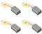 DMiotech 4 Paquet 16mmx11mmx7mm Charbon Balais pour Électrique Moteur