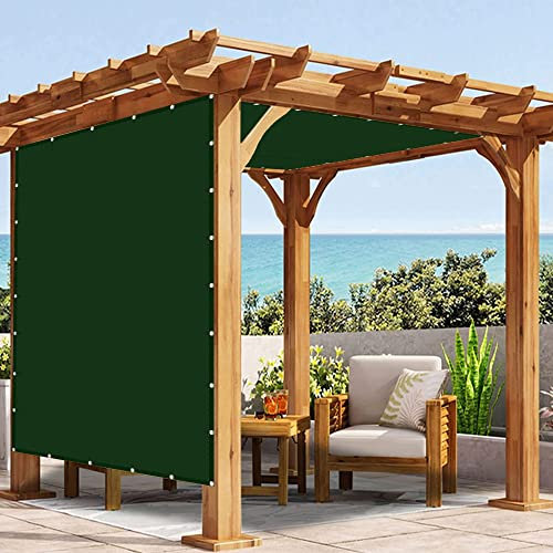 Voile D'ombrage Rectangulaire Imperméable 3 x 4 m Parasol Déporté Étanche Rectangulaire Parasol Rectangulaire Étanche pour Jardin terrasse Camping, Vert Foncé