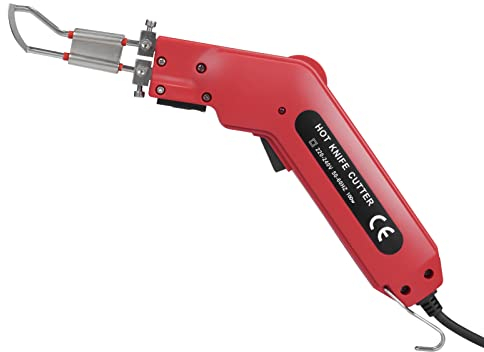 Yontwe Schaumstoffschneider, 100 W, 650 ℃ elektrisches heißes Messer, Werkzeugset zum Schneiden von Polystyrol-Schaum, Heißdrahtschneider, Schaumstoff-Plattenschneider