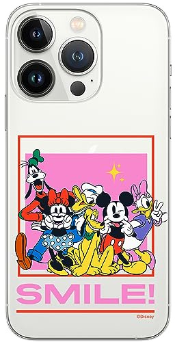ERT GROUP mobile phone case for Iphone 13 PRO MAX original and officially Licensed Disney pattern Disney Friends 014 optimally adapted to the shape of the mobile phone, partially transparent