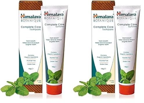 Himalaya Botanique Einfach Minze Komplette Pflege Zahnpasta, 150 g (Packung mit 2)