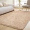 OMERAI Großer Wohnzimmer Teppich - Super Weicher Schlafzimmer Teppich, Waschbar, Antirutsch, Kunstpelz (Beige, 120x180cm)