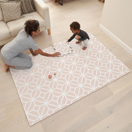 Tutti Bambini Puzzle Playmat 24 Piece Foam Baby Mat - Blush Rose