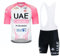 RDCYCLIST 2024 Pro Team UAE Ensemble de maillot de cyclisme pour hommes, maillot de vélo vtt respirant Kits de cuissard à bretelles GEL Paddad (2XL)