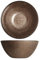 H&H-Regent, set 6 bowl, ciotole natalizie, in vetro, effetto glitter, bronzo, 15 cm