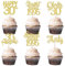 Xsstarmi 24 Pack Happy 30th Birthday Cupcake Toppers Thirty Straight Outta 1995 Cupcake Picks Cheers to 30 Lengend Since 1995 Cake Decor for 30th Birthday Anniversary Party Decorations Supplies Gold
