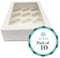 ACACIA 12-Hole Cupcake Carrier – Sturdy White Cupcake Boxes for Muffins, Fairy Cakes, Brownies, Biscuits, and Desserts – Secure Packaging for Transport & Display Cupcakes (10 Pack)