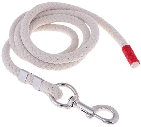 LYFDPN Pferdezügel 14mm Pferdezügel Reiten Reiten Führstricke Halfter Baumwolle Weave Zügel (White 2.5m)