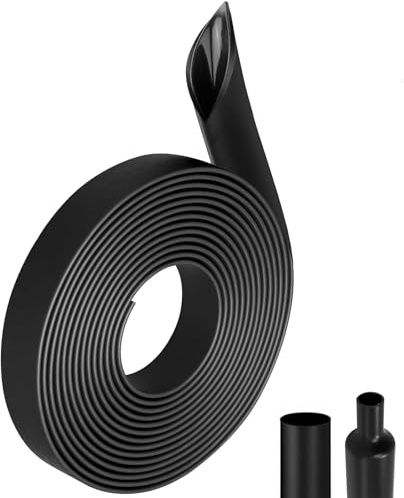 YFLeomry Schrumpfschlauch mit Kleber 4:1 Ø20mm & 4m Länge Wasserdicht | Schrumpfschlauch Wasserdicht, Isolier, Schrumpfschläuche für Kabelisolierung, Markierung, Kabelbündelung, Reparaturen