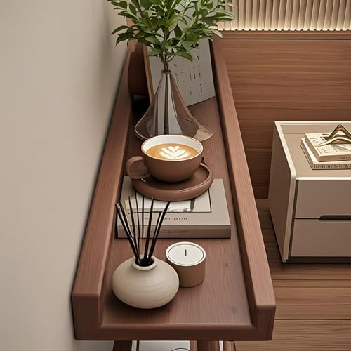 Mensola Decorative per Radiatore, Mensola Sopra Termosifone in Legno Copri-Termosifone Copricalorifero Moderno Antifumo Antipolvere per Soggiorno Camera da Letto Corridoio(Marrone,60x15cm/24x6in)