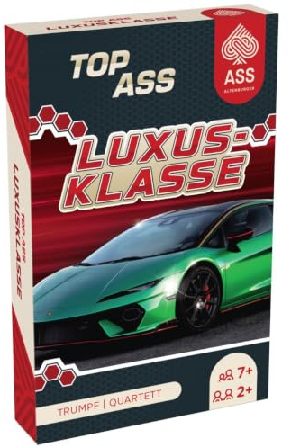 ASS Altenburger TOP Luxusklasse - Auto Quartett u. Trumpf | Speed-Reihe, Luxusautos und Sportwagen