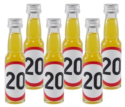 Spaßflasche Maracuja-Likör 20 Jahre (12 x 0,02L)