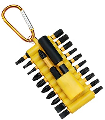 22Pc Heavy Duty Alloy Screwdriver Bits Set with Nonslip Grip and Fast Change Design Suitable for Multiple Applications Antislip Grip Screwdriver Bit