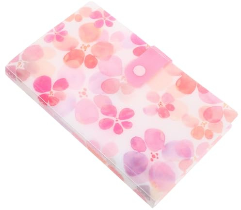 TEHAUX Album Grosse Capacité de Rangement pour Stickers Nail Art en Plastique Protège et Organise Feuilles de Décalcomanies pour Manucure