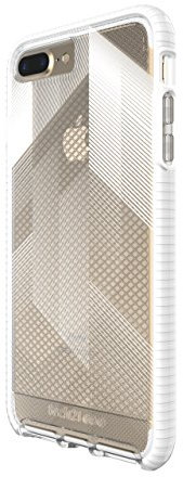 tech21 Evo Check Urban Edition Phone Case for Apple iPhone 7 Plus and 8 Plus - Clear/White