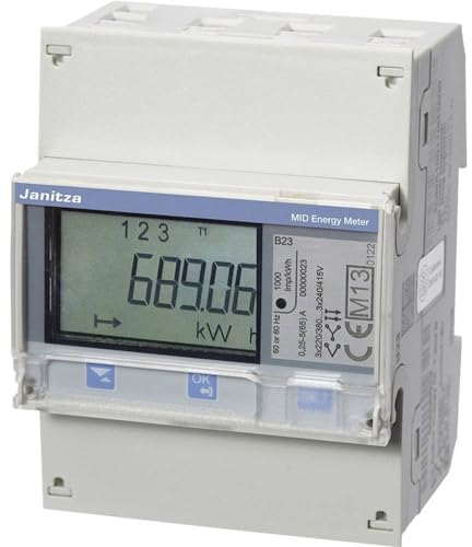 Janitza B23 312-10J Drehstromzähler digital 65A MID-konform: Ja 1St.