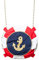 Umhängetasche Navy Girl Matrosen Damentasche Piratin Schultertasche Marine Damenhandtasche Kostüm Zubehör Damen Matrosin Tasche mit Anker