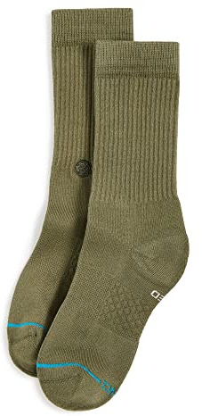 Stance Herren Icon Herren Socken, Grün, L EU