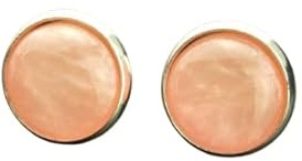 Ohrringe Resin rosa Ohrstecker Stecker Cabochon Juvelato