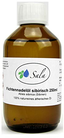 Sala Fichtennadelöl ätherisches Öl naturrein 250 ml Glasflasche