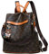 AlwaySky Rucksack Damen Diebstahlsicherung Wasserdicht Lässiger Rucksack Bär Print Design Daypack Schultertasche, Braun
