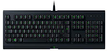 Razer Cynosa Lite - Tastiera da gioco (16,8 milioni di colori, tasti completamente programmabili, design robusto e resistente agli schizzi, supporta Razer Synapse) Layout QWERTY DE | Nero